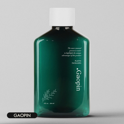 Gel transparente de lujo de la ducha del ANIMAL DOMÉSTICO de la botella del champú y del acondicionador que empaqueta el envase de la tinta de la polimerización en cadena 400ml