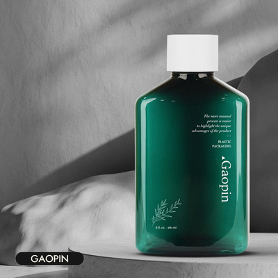 Gel transparente de lujo de la ducha del ANIMAL DOMÉSTICO de la botella del champú y del acondicionador que empaqueta el envase de la tinta de la polimerización en cadena 400ml