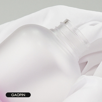 botella de empaquetado de encargo de la bomba de la loción del lavado del cuerpo de Skincare de la botella plástica del animal doméstico 400ml