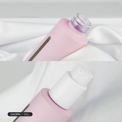La botella plástica de la loción del SGS con el dispensador 120ml de la bomba heló