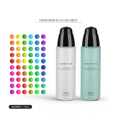 Venta al por mayor, 50/100/120ml, loción de lavado de cara blanca ecológica para mascotas, botellas de bomba de plástico cosmético
