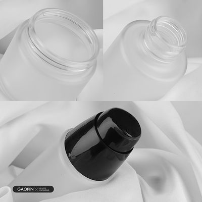 Personalizado 50/100/120ml loción de protección solar para mascotas esmerilada envases cosméticos botella y tarros de plástico