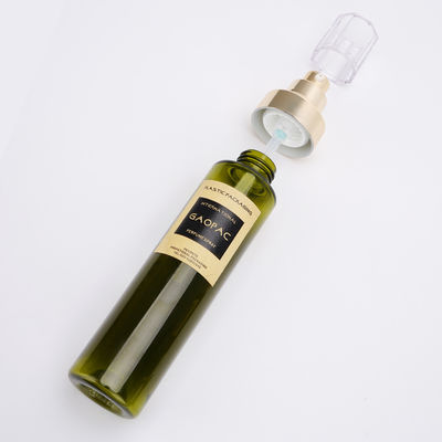 Tarro plástico cosmético 50g 100ml 120ml 150ml 200ml de la crema de las botellas del verde de PETG