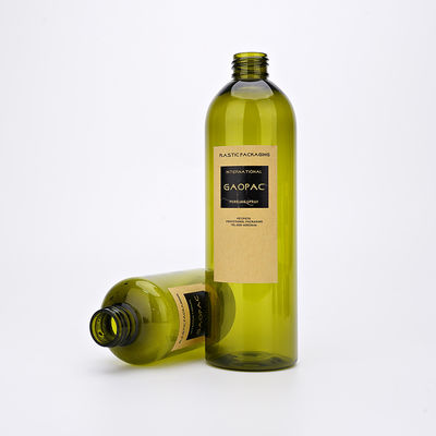 Tarro plástico cosmético 50g 100ml 120ml 150ml 200ml de la crema de las botellas del verde de PETG