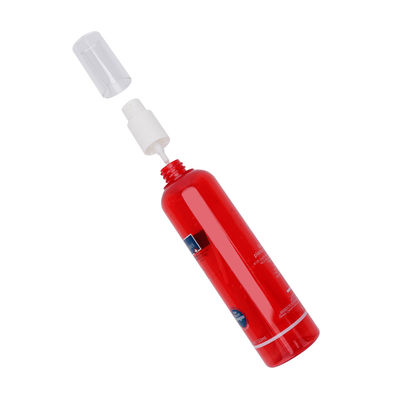 botella plástica plástica roja de la loción del espray PETG de la bomba del cuidado de piel de la cara de 60ml 125ml 150ml