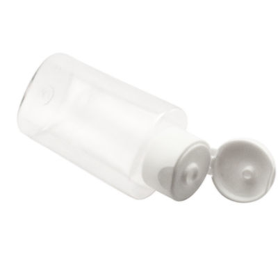El gel vacío claro del desinfectante de la mano de Flip Cap Cosmetic Plastic Bottles embotella 60ml 100ml
