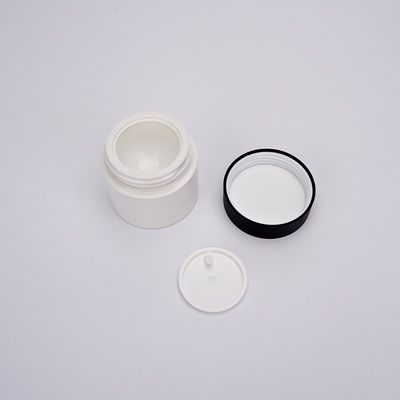 envase del tapón de tuerca del ANIMAL DOMÉSTICO 30ml, tarro cosmético de la crema plástica blanca