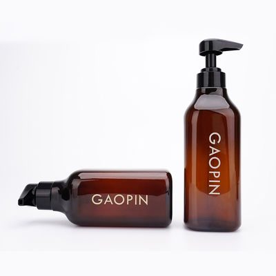 lacre de empaquetado del dropper de Amber Plastic Shampoo Bottles And del ANIMAL DOMÉSTICO 500ml