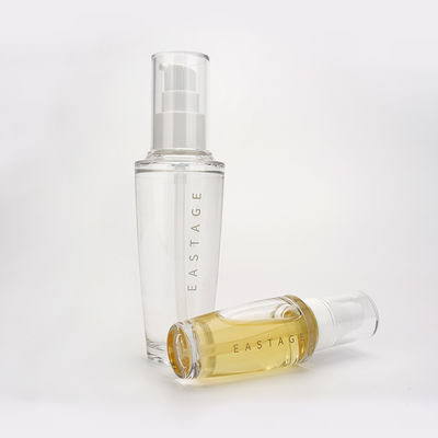 empaquetado cosmético reciclable de la loción de 30ml 120ml transparencia plástica de la botella de la alta