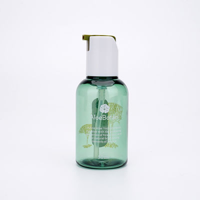 Tarros vacíos plásticos cosméticos de la crema de cara de las botellas 50ml 100ml de la cerradura de vuelta