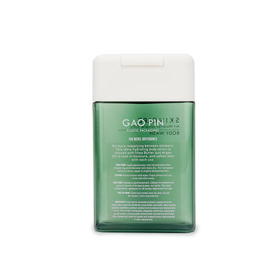 200ml 250ml Flip Top Shampoo Bottles, botellas plásticas del cuadrado de PETG para el desinfectante de la mano