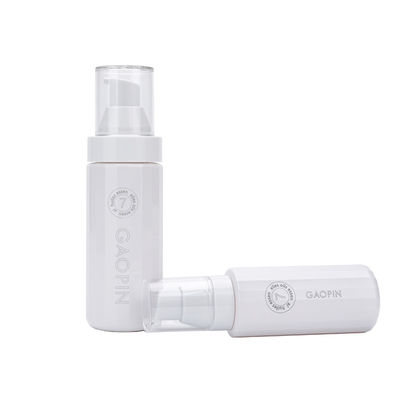 Botella plástica blanca Skincare de la loción de PETG que empaqueta los tarros cosméticos de 15g 20g