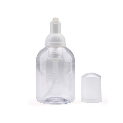 El OEM redondo del ANIMAL DOMÉSTICO de la espuma plástica 200ml de la botella cosmética de la bomba aceptó