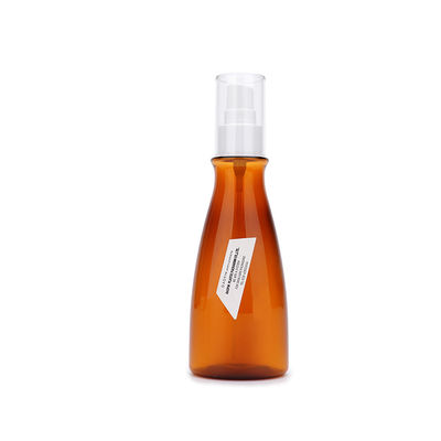 Botella plástica de lujo 170ml reciclable de la loción de Brown para Skincare personal