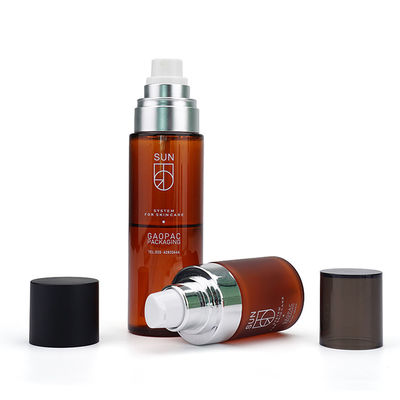 Alcohol Amber Fine Mist Spray Bottle desinfectante 50ml 80ml 100ml