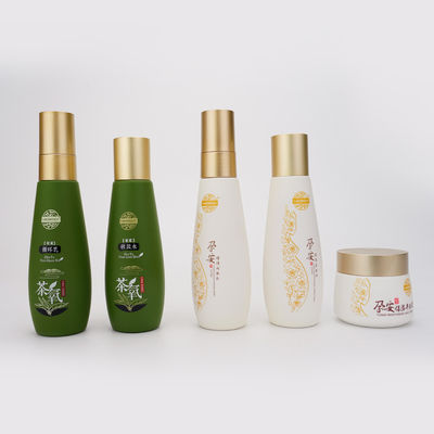 Empaquetado cosmético plástico verde