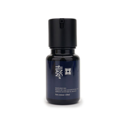 Matte Black Empty Pump Plastic embotella el empaquetado cosmético 120ml