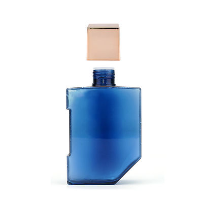 botella plástica del cuerpo 180ml de la tinta azul de la leche con el buen lacre