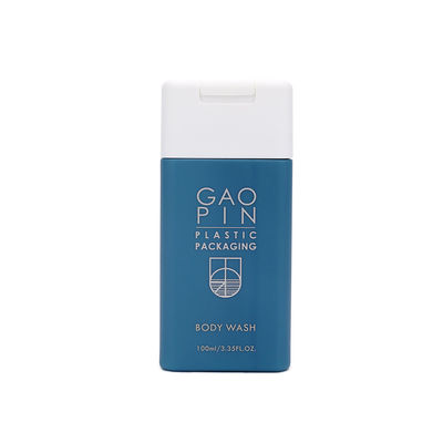 Color plástico de las botellas 20g 100ml del champú del apretón de la suave al tacto modificado para requisitos particulares