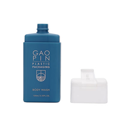 Color plástico de las botellas 20g 100ml del champú del apretón de la suave al tacto modificado para requisitos particulares