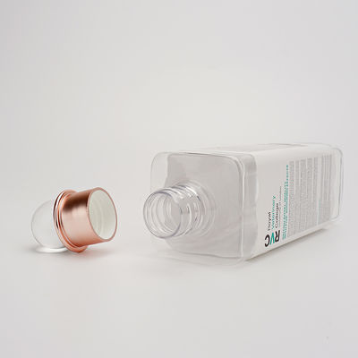 Botellas plásticas modificadas para requisitos particulares del ANIMAL DOMÉSTICO vacío 500ml con los tapones de tuerca