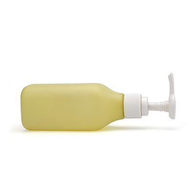 las botellas cosméticas plásticas vacías amarillas 200ml pelan el cuidado que empaqueta al OEM aceptaron