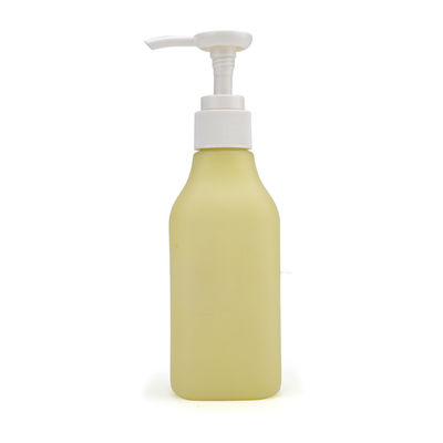 las botellas cosméticas plásticas vacías amarillas 200ml pelan el cuidado que empaqueta al OEM aceptaron