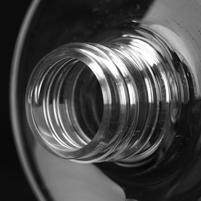 envase vacío del gel de la ducha del champú del ANIMAL DOMÉSTICO plástico transparente de la botella 400ml