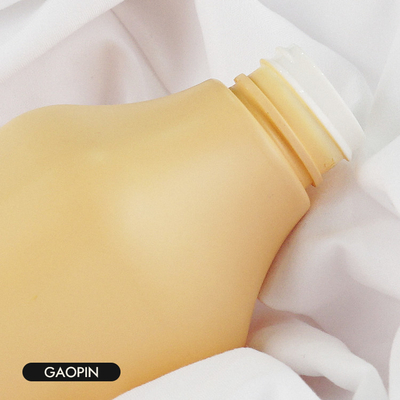 el champú plástico 350ml embotella el cosmético de la loción que empaqueta con la bomba del oro