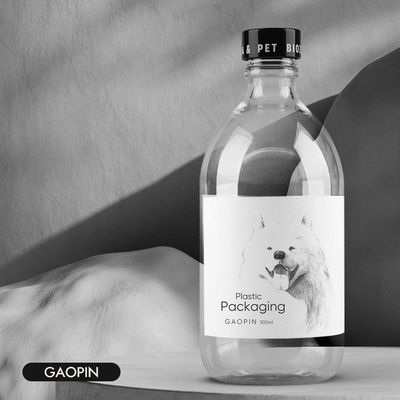 anchura vacía plástica del acondicionador 66.46m m de la medicina de la botella del enjuague 300ml
