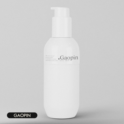el champú plástico 6.087oz embotella el sellado caliente de la funda de aluminio
