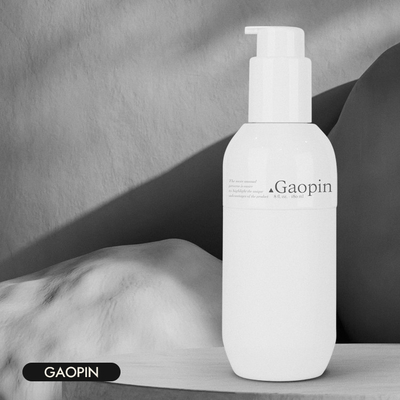 el champú plástico 6.087oz embotella el sellado caliente de la funda de aluminio